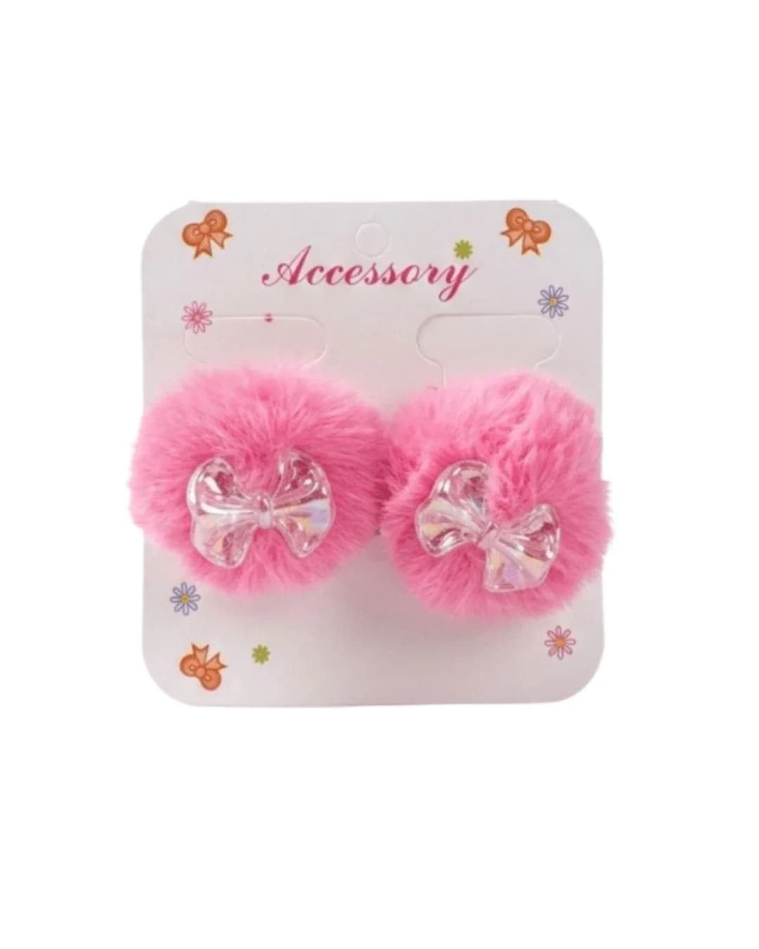 Colitas Pelo Pompon 2 Unidades