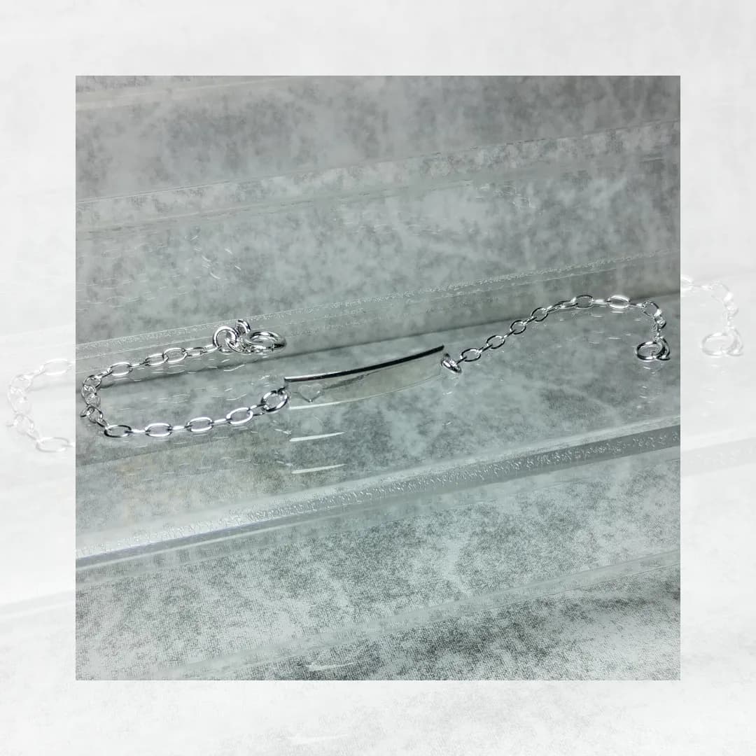 Pulsera Acero Blanco Infantil Identidad