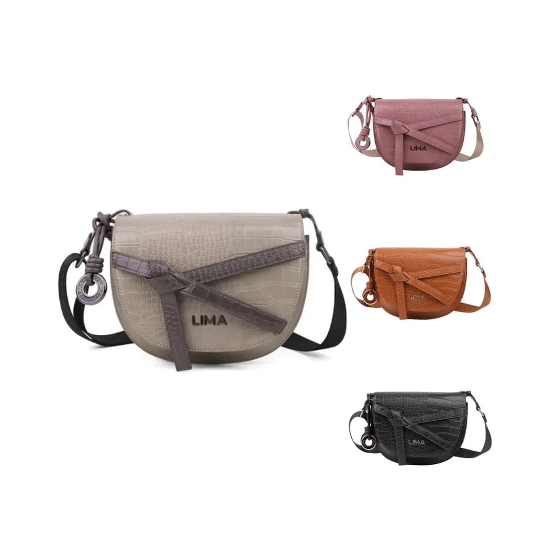 Bandolera Croco Leonor Lima