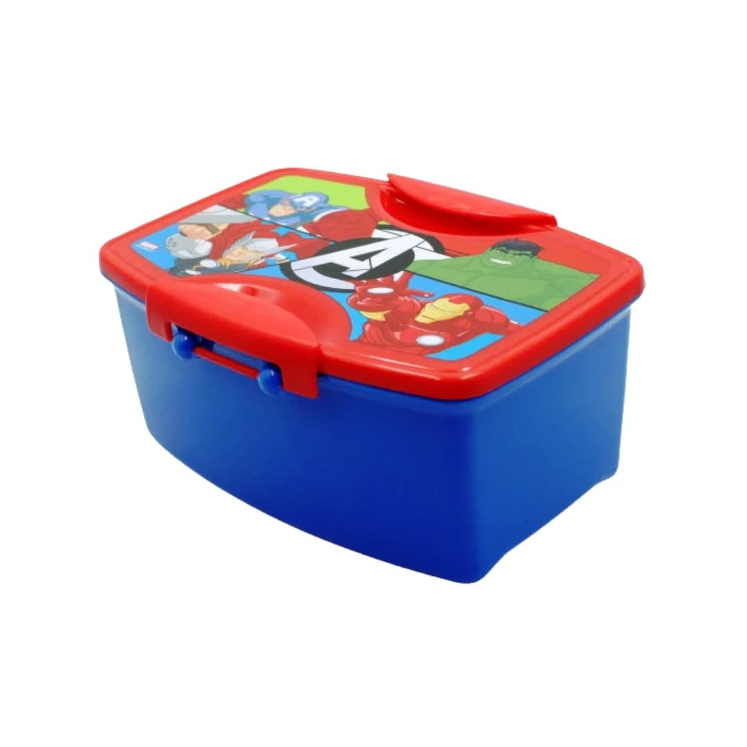 Lunch Box con Cubiertos The Avengers