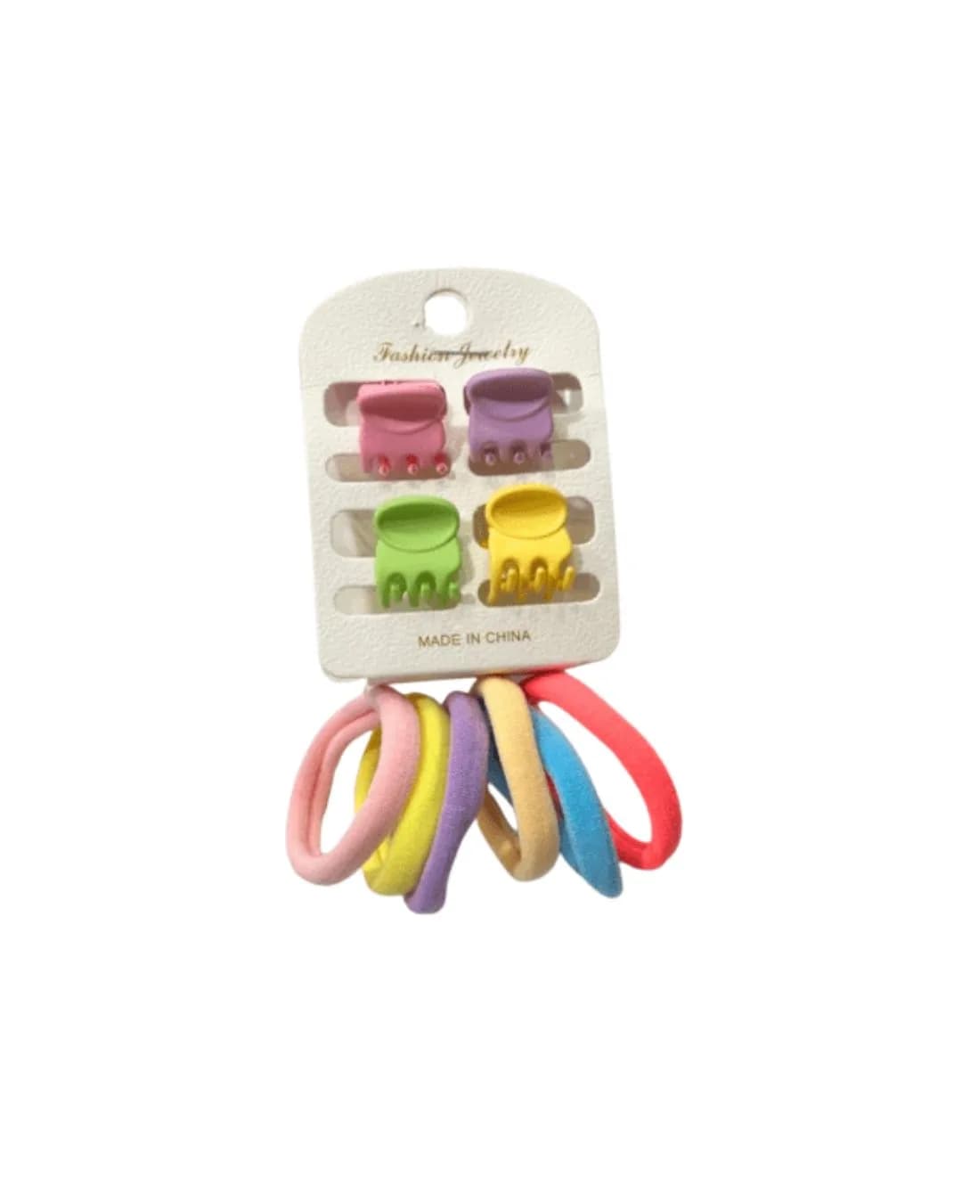 Set Pelo 6 Colitas y 4 Mini Broches