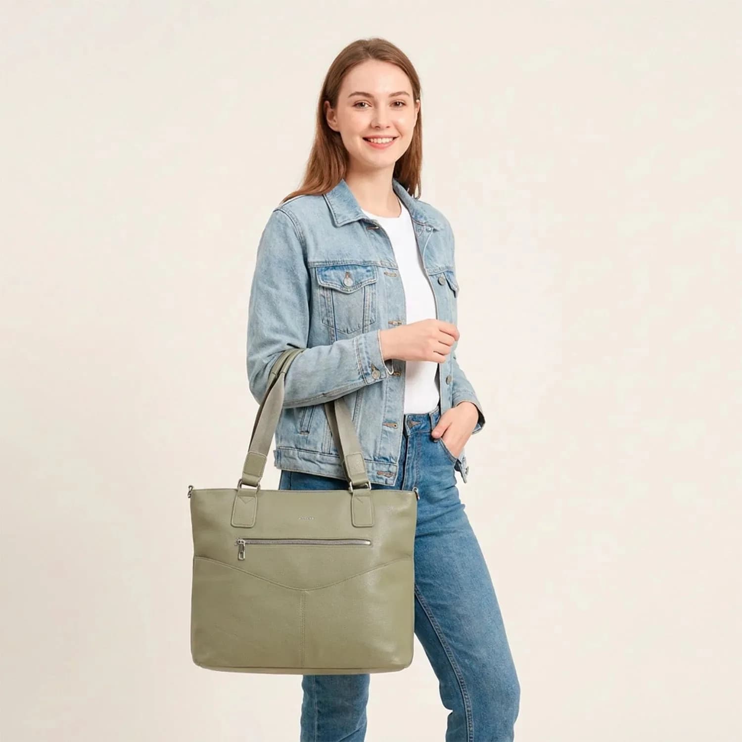 Cartera Portanotebook Amayra Verde