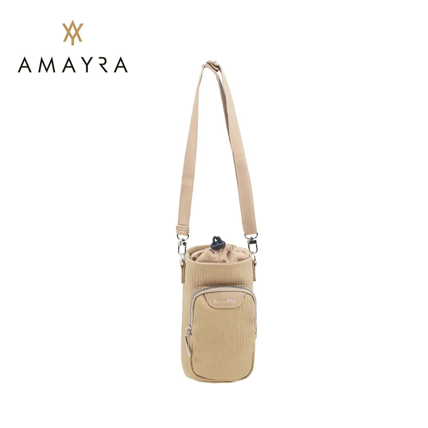 Bandolera Portabotella Amayra Camel