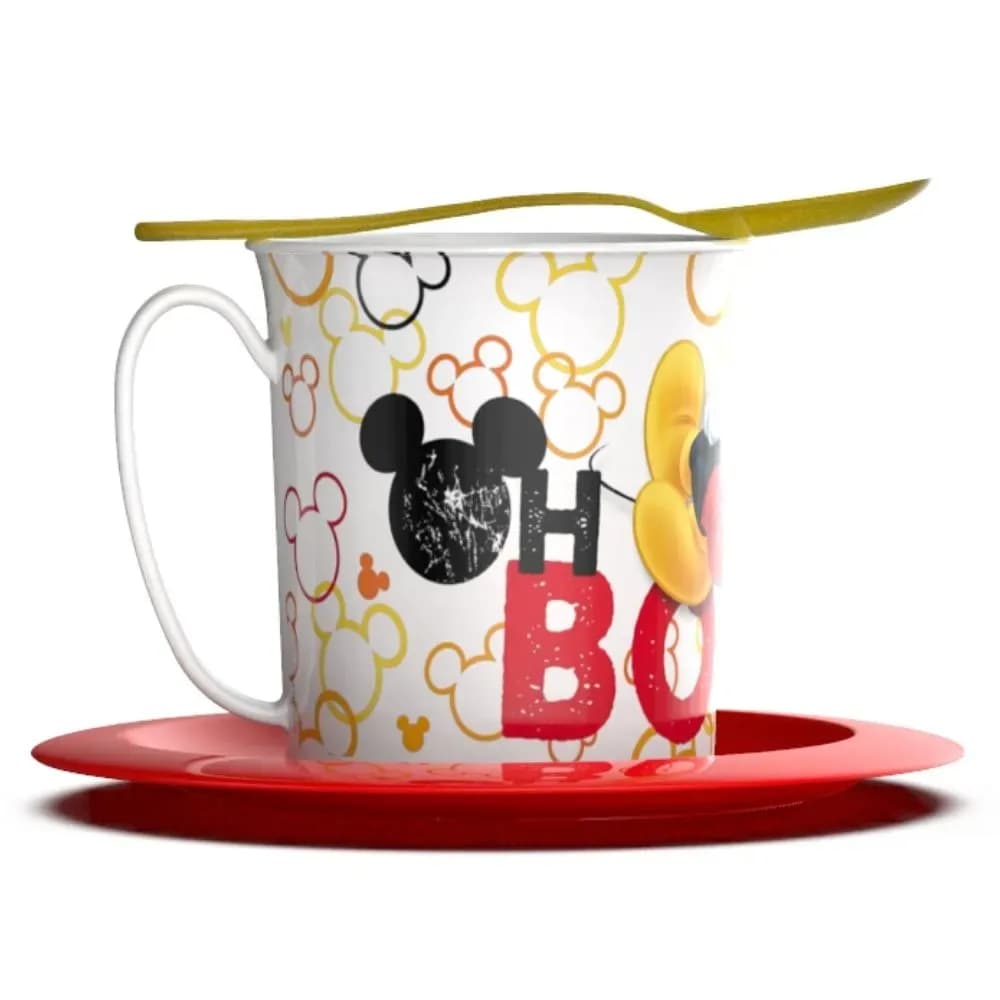 Set Taza y Plato Mickey