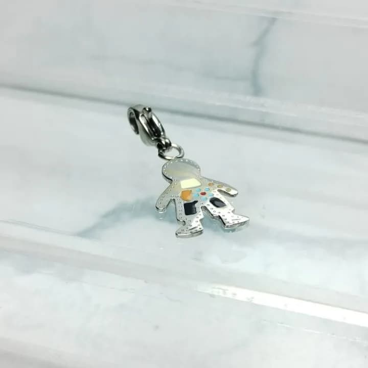 Dije Acero Quirurgico Mini Nene Esmaltado