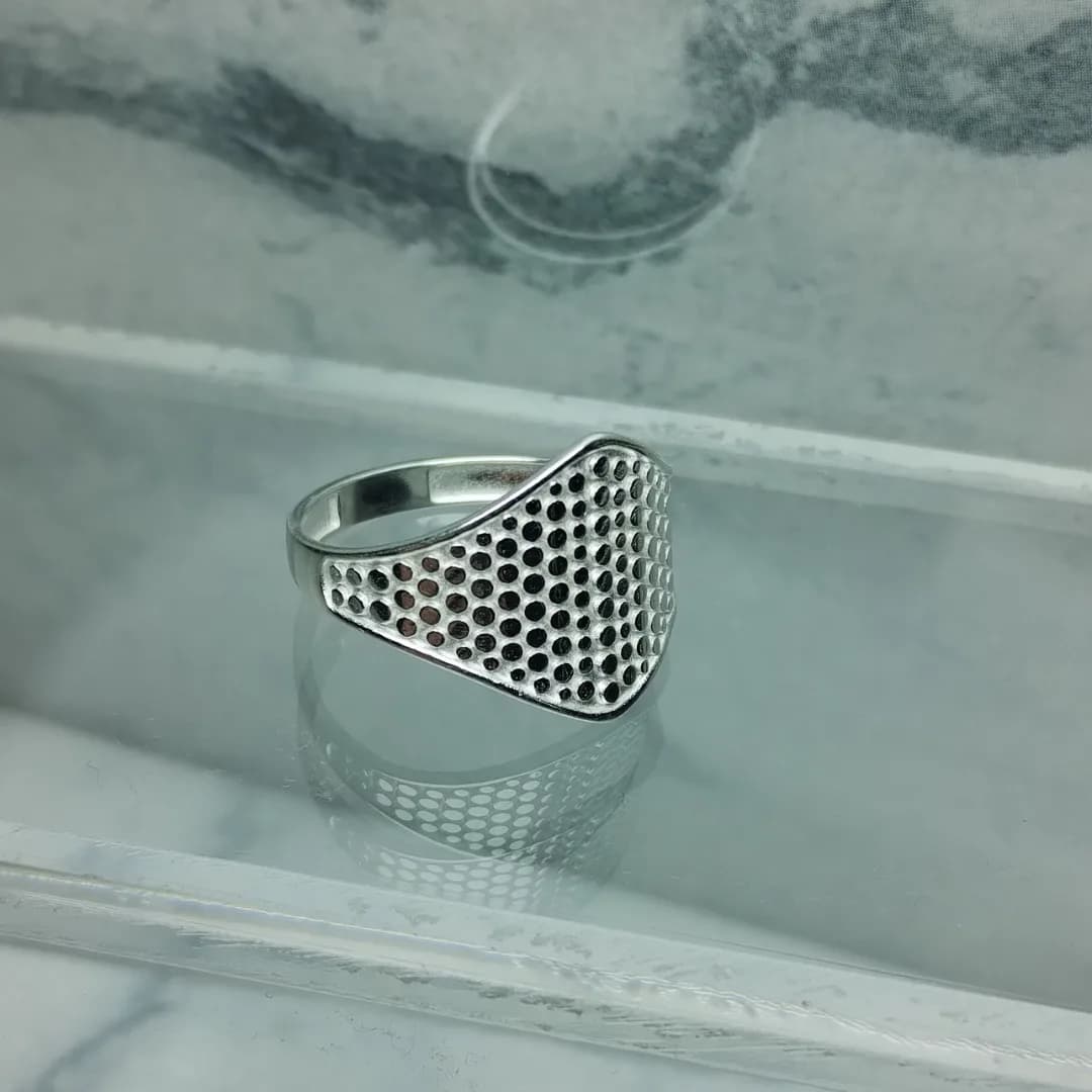 Anillo Irregular Trabajado Plata 925