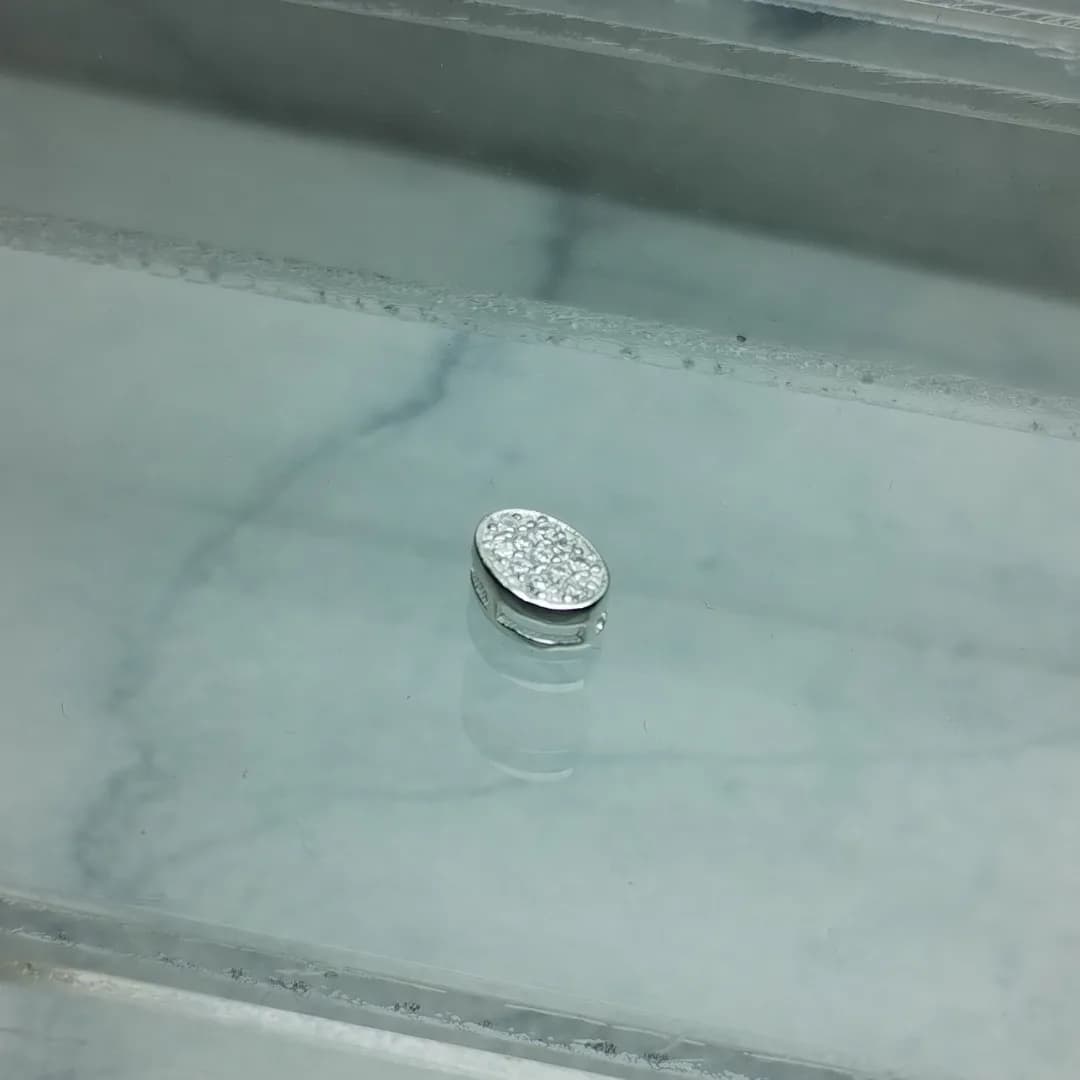 Dije Plata Mini Susano Ovalado con Zircones