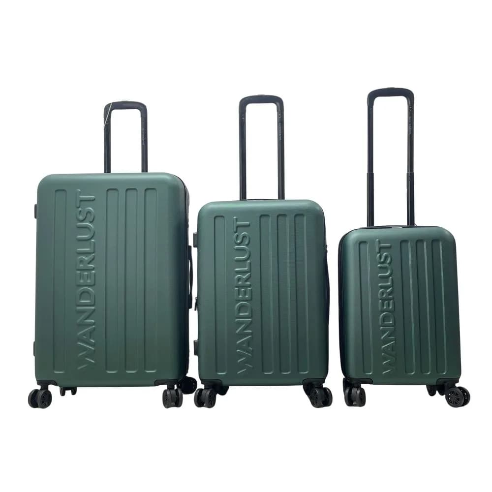 Set Valijas 3 Piezas Petroleo Wanderlust