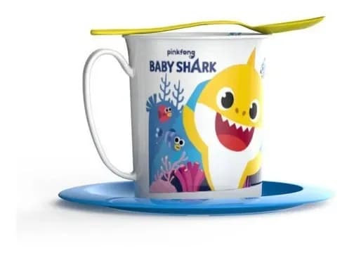 Set Taza y Plato Baby Shark