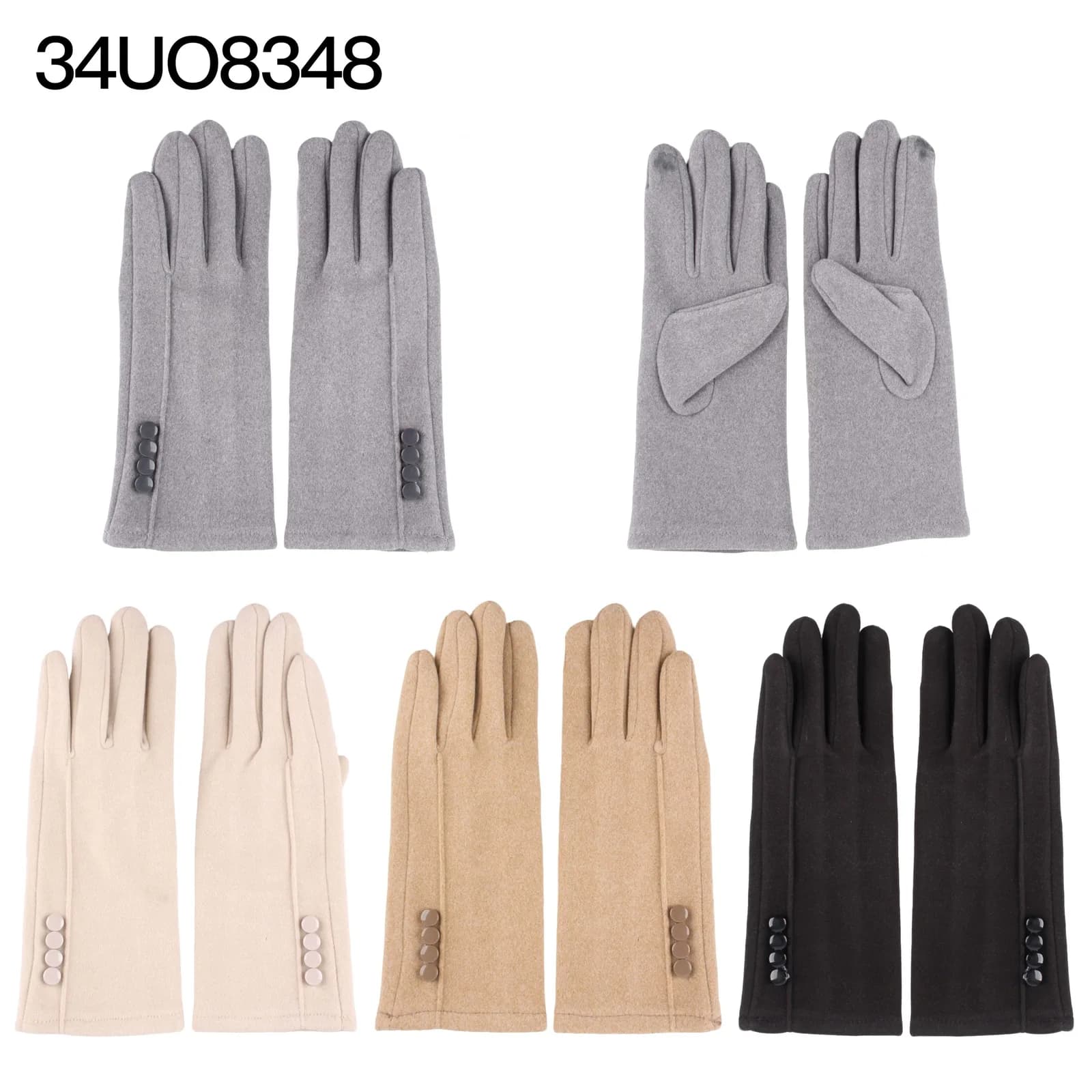Guantes Mujer Paño La Chapelle