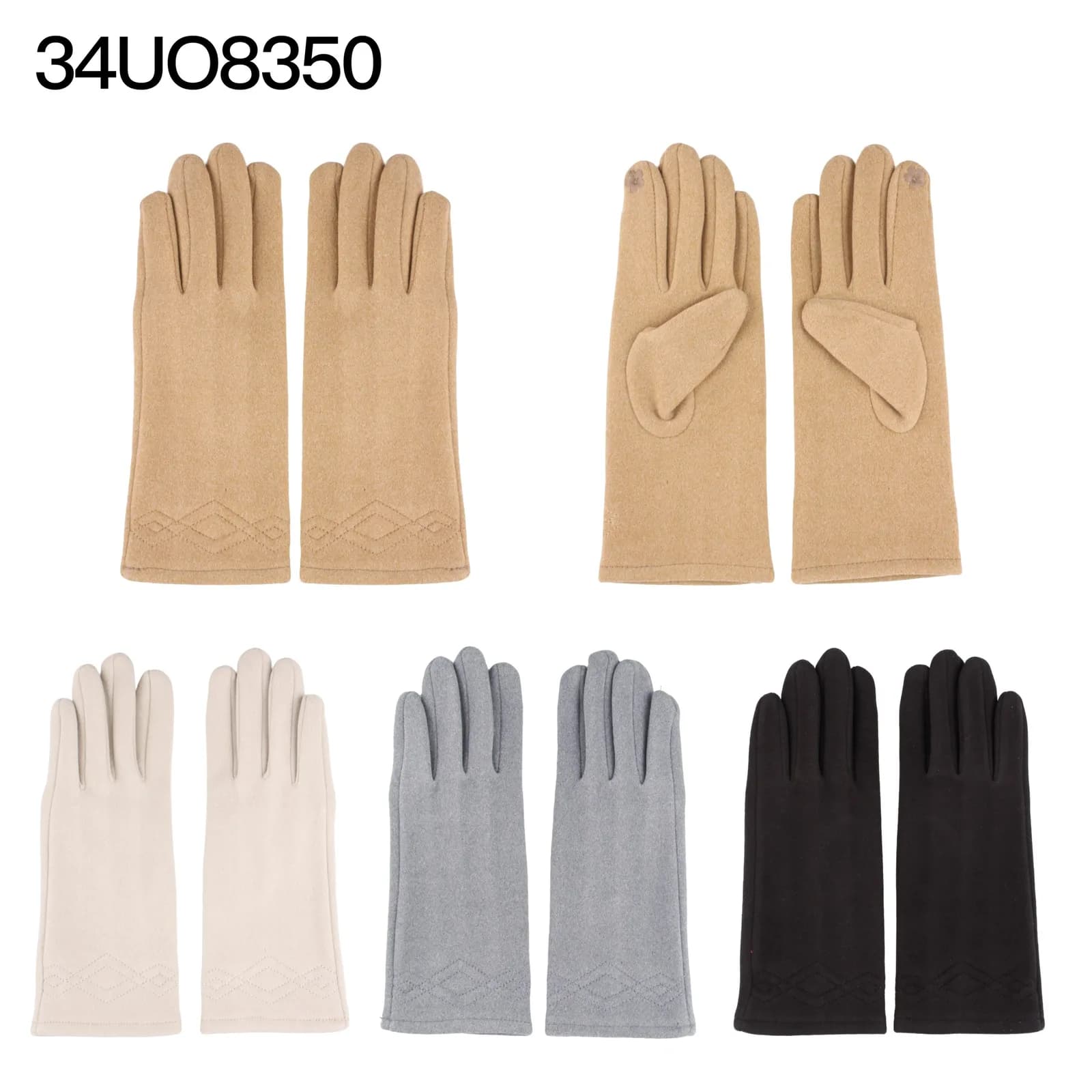 Guantes Mujer Paño La Chapelle