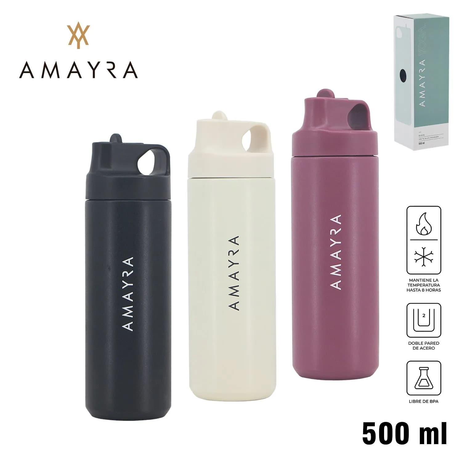 Botella Termica Amayra 500ML