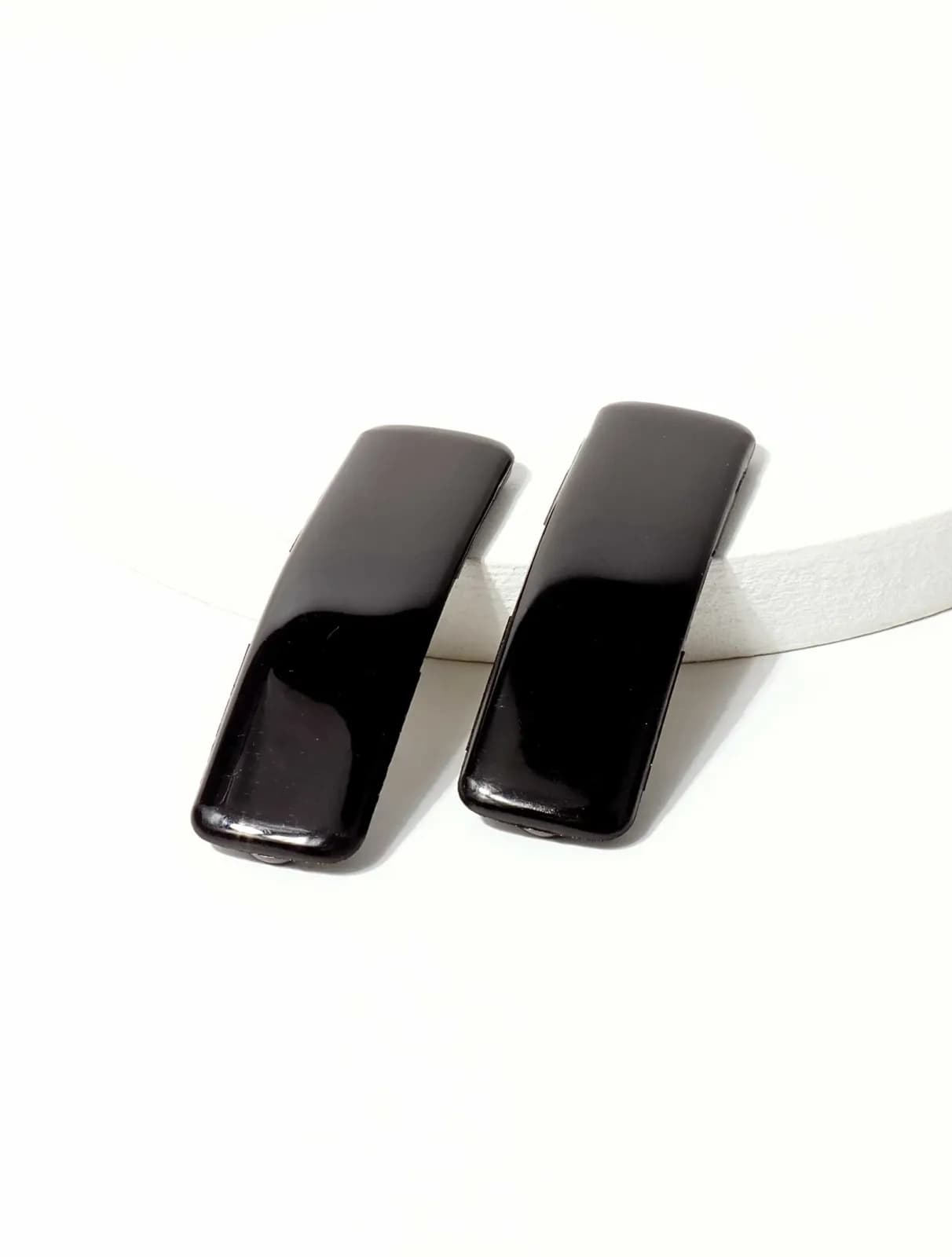 Tic Tac Rectangular Negro Carey 2 Unidades