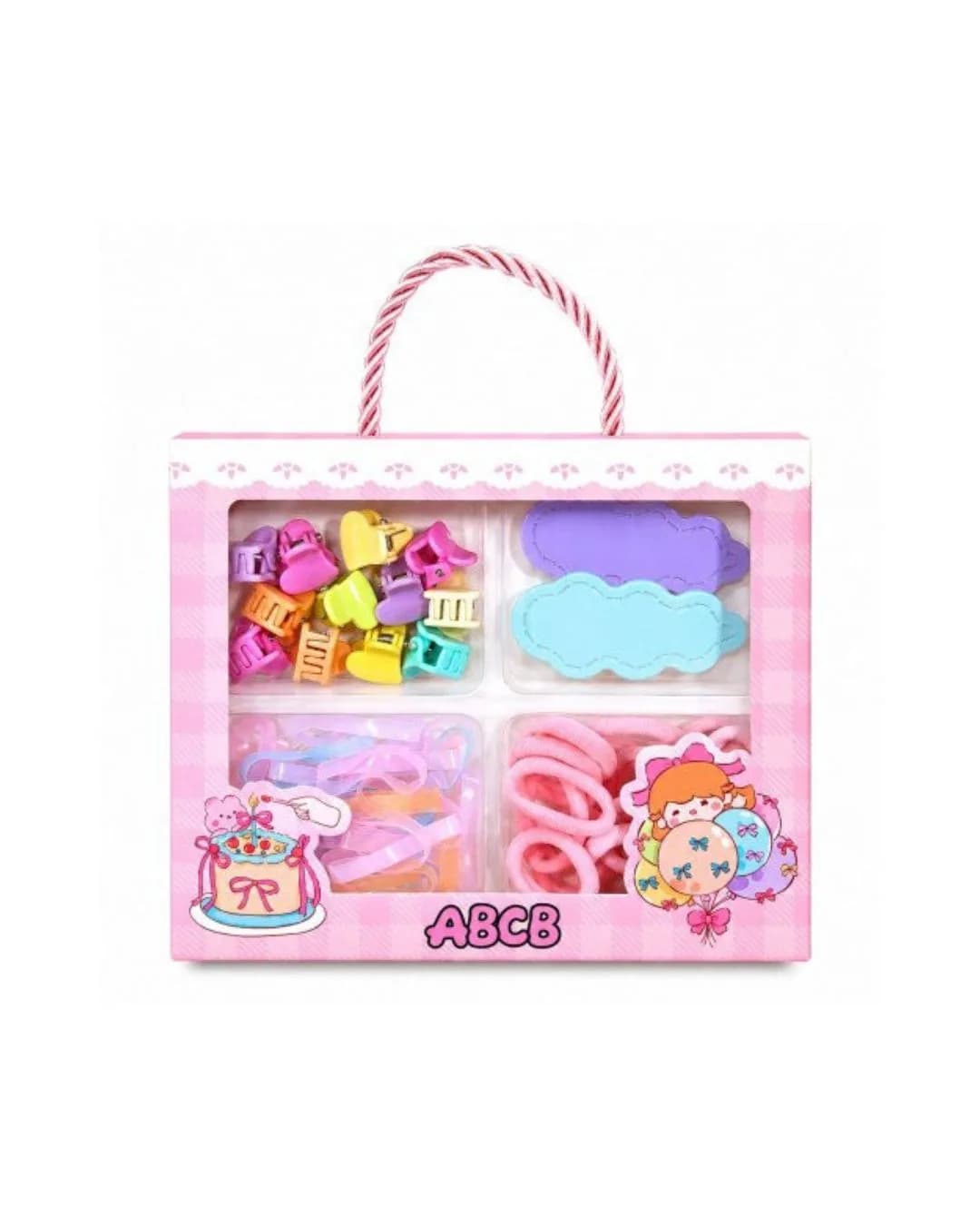Set Infantil Accesorios Pelo en Caja