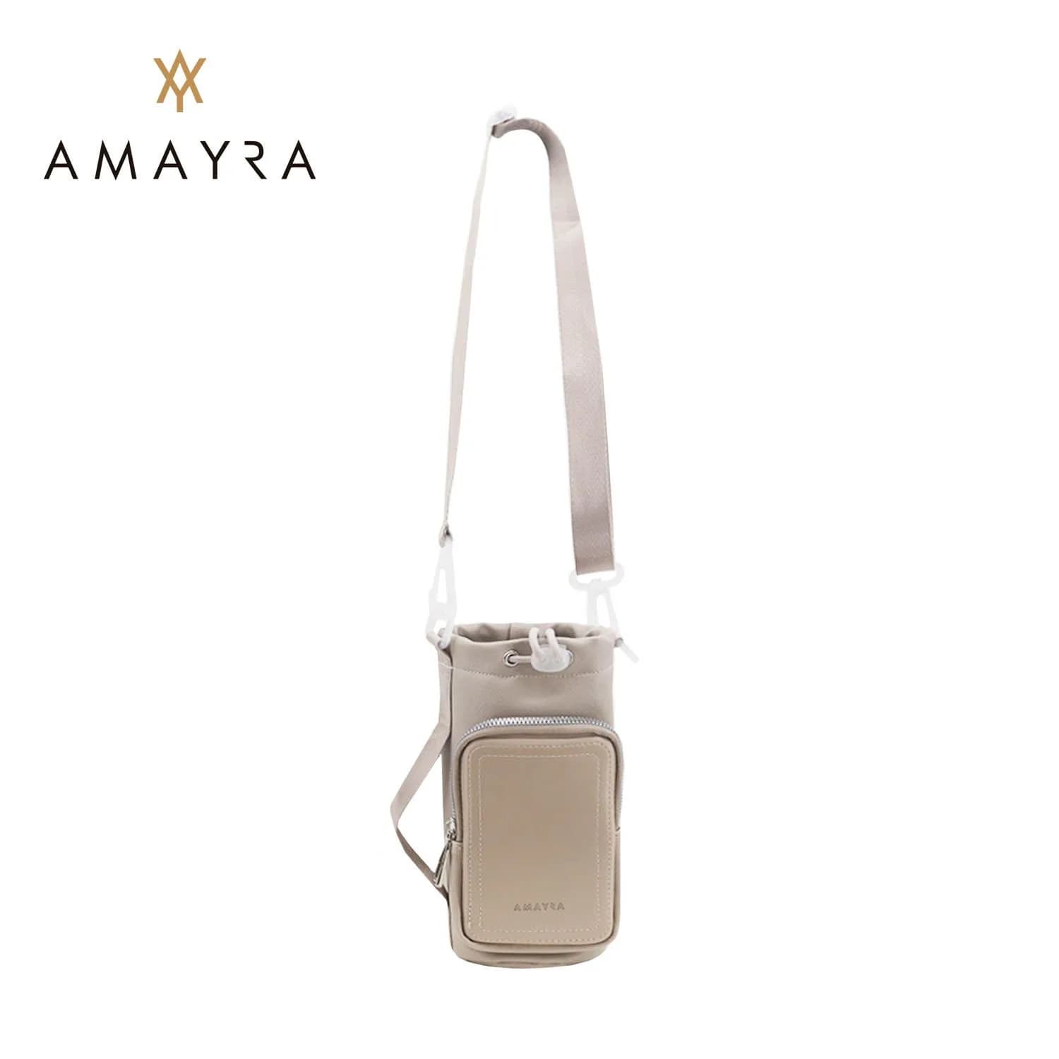 Bandolera Portabotella Amayra Beige