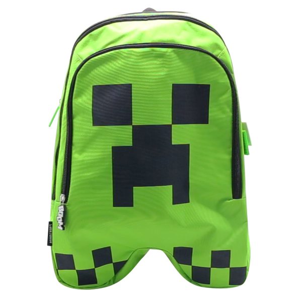 MI109 - PREVENTA MOCHILA MINECRAFT 18 ESPALDA