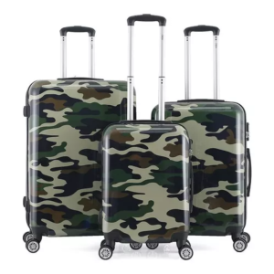 SET DE VALIJAS OWEN 3 PIEZAS RIGIDA CAMUFLADA