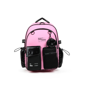 MOCHILA CHIMOLA ESPALDA ROSA