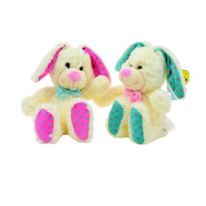 B6146 PELUCHE INFANTIL CONEJO LUNARES