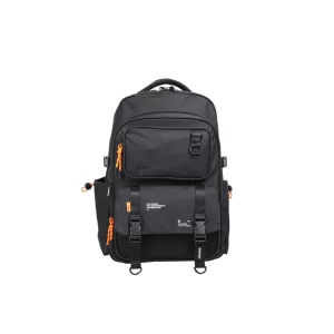 FS83 MOCHILA PLAIN MULTIPOCKET ESPALDA 18" BLACK CHIMOLA