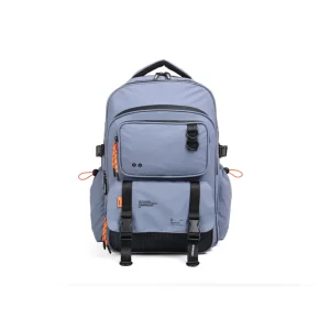 MOCHILA PLAIN MULTIPOCKET ESPALDA 18" BLUE CHIMOLA