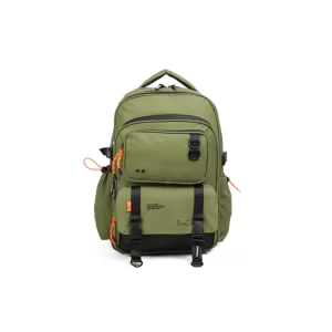 FS83 MOCHILA PLAIN MULTIPOCKET ESPALDA 18" GREEN CHIMOLA