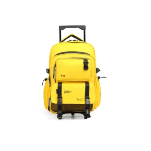 FS84 MOCHILA PLAIN MULTIPOCKET CARRO 18" YELLOW CHIMOLA