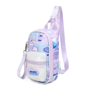 TR160 CARTUCHERA MINI BACKPACK POP LILA CHIMOLA