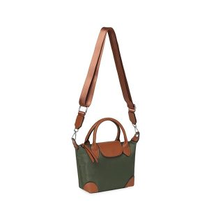 CARTERA MINI BAG LAS OREIRO 18970 VERDE DE MICROFIBRA