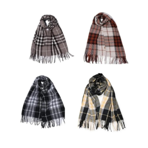 PASHMINA LANA FRIZADA CON FLECOS VIA FIORE 66634