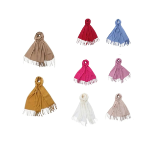 PASHMINA LISA CON FLECOS VIA FIORE 666827