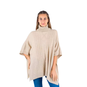 PONCHO POLERA TEJIDO DORYA 9850