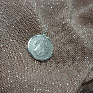 DIJE PLATA 925 MEDALLA VIRGEN DE LUJAN DVL