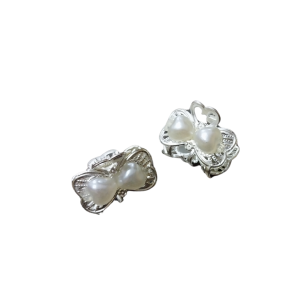LH49-172-11 ACCESORIOS DE PELO BROCHES METAL PERLAS 2 UNIDADES