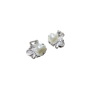 LH49-172-9 ACCESORIOS DE PELO BROCHE CON PERLA CORAZON