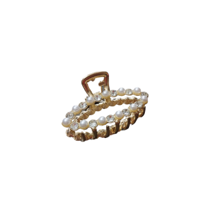 LH51-224-17 BROCHE DORADO CON PERLAS