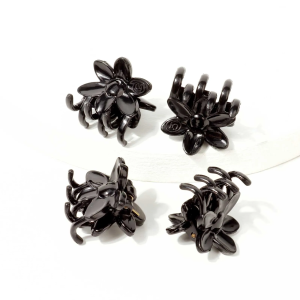 6284A1 BROCHE PINZA MINI BOMBE 4 UNIDADES NEGRO CAREY