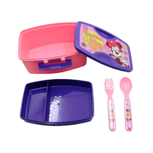 LUNCH BOX CON CUBIERTOS MINNIE 145006