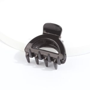 BROCHE CALADA BOMBE NEGRO CAREY 6073A1