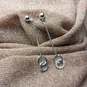 AROS ACERO BLANCO COLGANTES AA1941