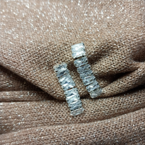 AROS ACERO BLANCO COLGANTES CUBIC AA1943