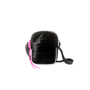 BANDOLERA AQUARELLA MULTICOLOR MATELASSE SATIN 2099-M NEGRO
