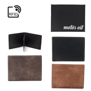 BILLETERA HOMBRE MOTOR OIL RFID 100339
