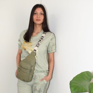 11603-10. MOCHILA CRUZADA PECHERA PARA MUJER KRALICE