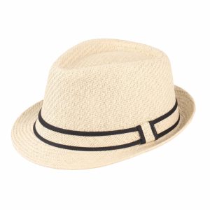 12UO7509 SOMBRERO ESTILO GARDELITO MATERIAL RAFIA MARCA LA CHAPELLE