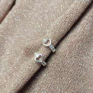 AROS PLATA 925 ARGOLLAS CON CORAZON 320084