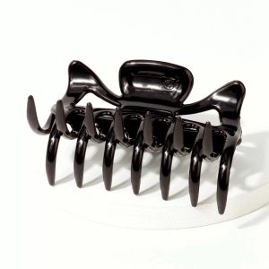 BROCHE GRANDE RASTRILLO NEGRO CAREY 6113A1