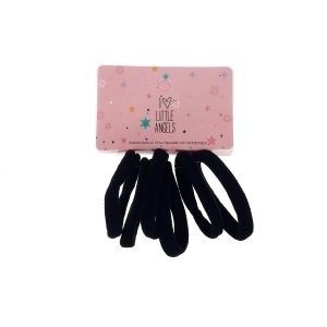 BLISTER DE COLITAS X 6 UNIDADES MEDIANAS DE COLOR NEGRO PL-1002-04
