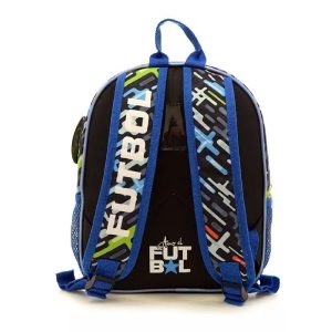 MOCHILA ESPALDA JARDIN FUTBOL AZUL 102012