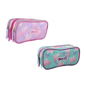 CARTUCHERA INFANTIL ESCOLAR TRIPLE COMPARTIMENTO MUAA 28061